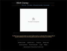 Tablet Screenshot of markcraney.org